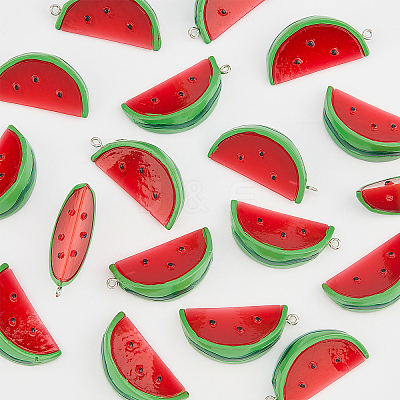 100Pcs DIY Watermelon Shape Dangle Earring Making Kits DIY-NB0005-30-1