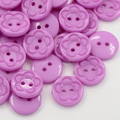 Acrylic Sewing Buttons for Clothes Design X-BUTT-E083-E-M-1