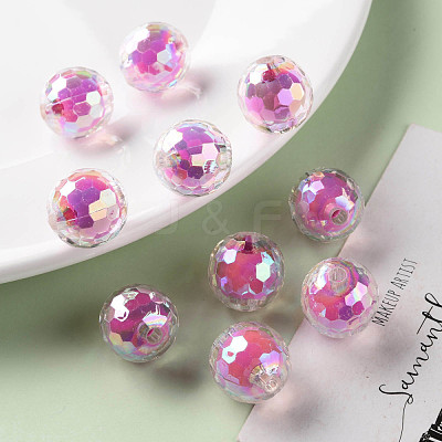 Transparent Acrylic Beads TACR-S152-14B-A13-1