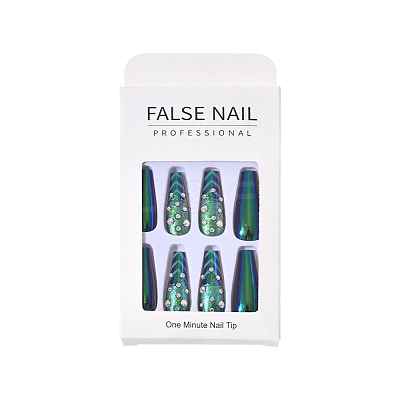 Plastic Ballerina False Nail Tips MRMJ-T080-09-1
