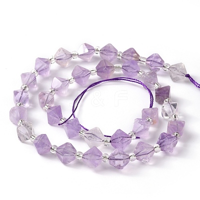 Natural Amethyst Beads Strands G-J390-A05-1
