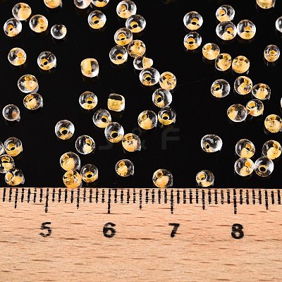 8/0 Inside Colours Transparent Glass Seed Beads X1-SEED-T007-06F-1