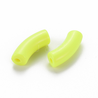 Opaque Acrylic Beads MACR-S372-001B-S023-1