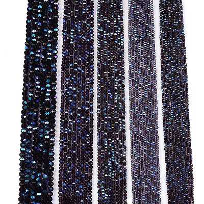 Electroplate Glass Beads Strands EGLA-A044-T4mm-L15-1