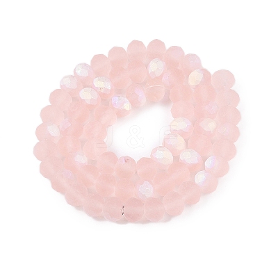 Transparent Glass Beads Strands EGLA-A044-T8mm-MB22-1