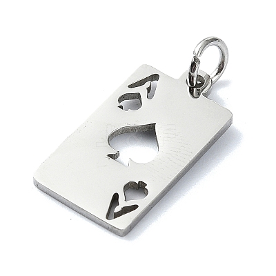 Non-Tarnish 304 Stainless Steel Pendants LS-STAS-C097-65P-1