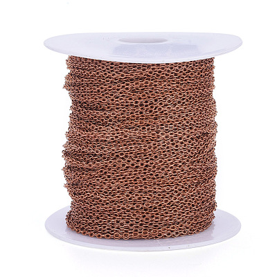 Brass Cable Chains CHC024Y-R-1
