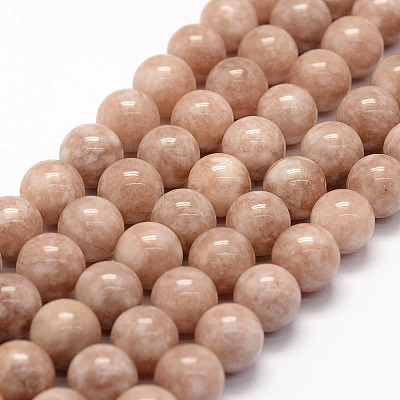 Natural White Jade Beads Strands G-F364-11-6mm-1-1