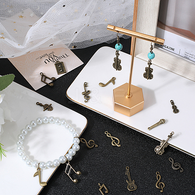 78Pcs 13 Styles Tibetan Style Alloy Pendants FIND-SC0006-81-1