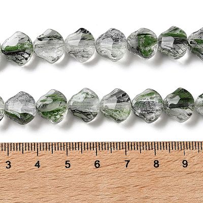 Inner Flower Handmade Lampwork Beads Strands LA-CBA3F7A-02B-1
