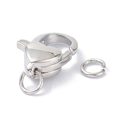 Eco-Friendly Brass Lobster Claw Clasps KK-C221-05P-1