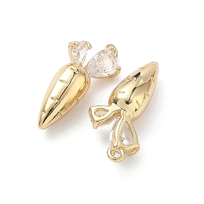 Brass Micro Pave Cubic Zirconia Pendants LS-KK-L260-14G-1