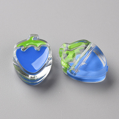 Transparent Enamel Acrylic Beads X1-TACR-S155-003K-1