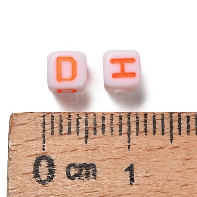 Opaque Acrylic Beads OACR-I022-02B-1