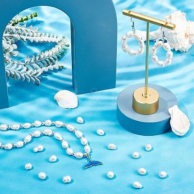 2 Strands Natural Cultured Freshwater Pearl Beads Strands PEAR-NB0001-10-1