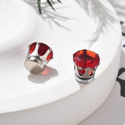 Cubic Zirconia Clip-on Earrings EJEW-L100-01P-09-1