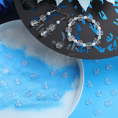 500Pcs Transparent Acrylic Beads MACR-SC0002-14-1