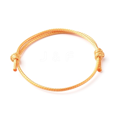 Braided Waxed Polyester Cord Bracelet Making Accessories AJEW-JB01077-1