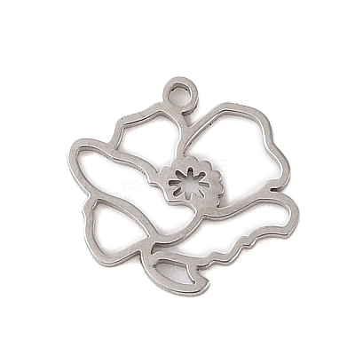 Non-Tarnish 304 Stainless Steel Pendants X-STAS-S139-06P-09-1