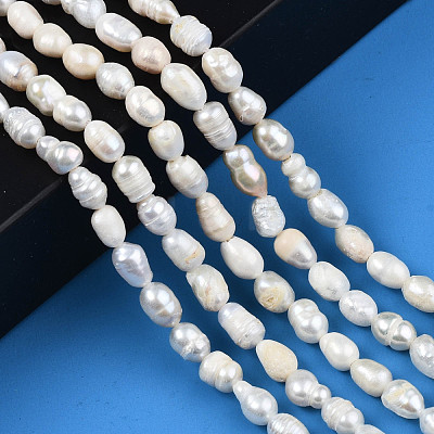 Natural Cultured Freshwater Pearl Beads Strands X-PEAR-N012-05F-1