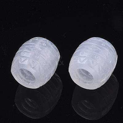 Transparent Acrylic European Beads OACR-N008-39-1