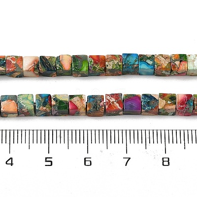 Dyed Synthetic Imperial Jasper Beads Strands G-H087-F02-01A-1-1
