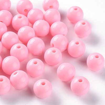 Opaque Acrylic Beads MACR-S370-C12mm-A01-1