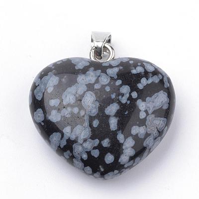 Natural Gemstone Pendants G-S219-18-1