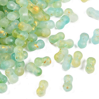Gradient Color Transparent Acrylic Beads OACR-M023-02D-1