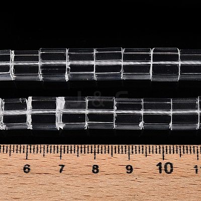 Transparent Glass Beads Strands GLAA-N001-46B-1