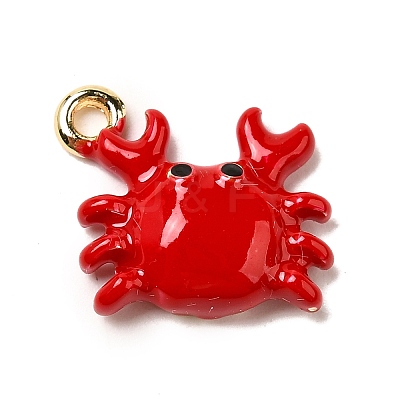 Zinc Alloy Enamel Pendants FIND-I044-17B-1-1
