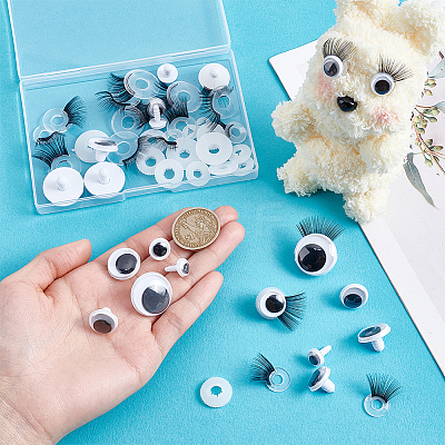 Acrylic Doll Eyelashes DOLL-PH0001-58-1