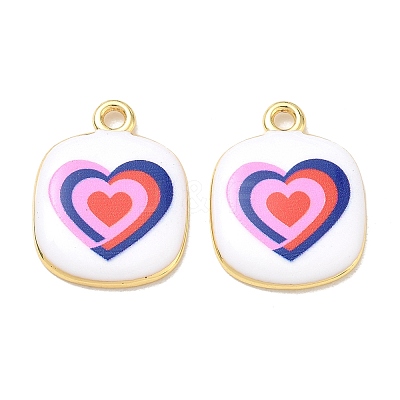 Printed Brass Pendants KK-CBAF9BC-08G-1