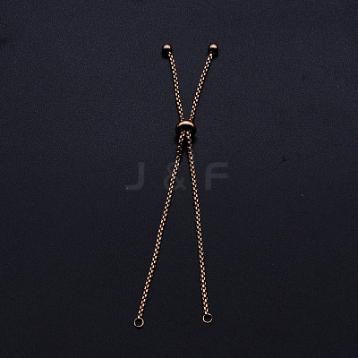 Adjustable 201 Stainless Steel Slider Bracelets Making LS-STAS-S105-JN646-3-1