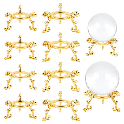 10Pcs Alloy Mineral Display Holder ODIS-AR0001-21-1