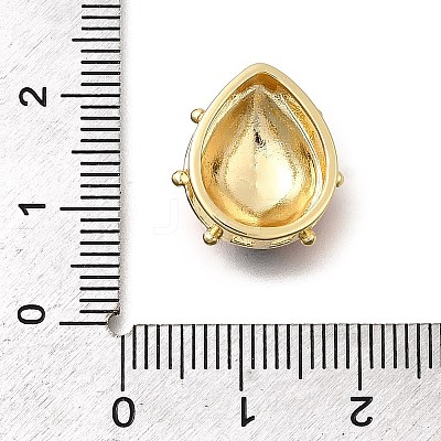 Brass Enamel Watch Band Charms KK-Z125-16B-G-1