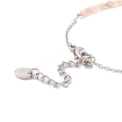Round Glass Beaded Bracelet for Women STAS-P302-10P-1