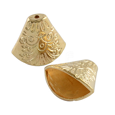 Tibetan Style Alloy Bead Cone TIBE-00756-G-RS-1