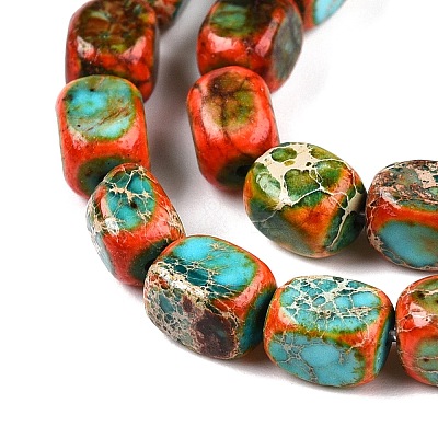 Natural Imperial Jasper Beads Strands G-N342-62G-1