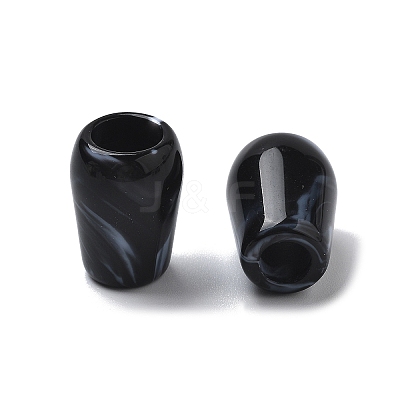 Two Tone Acrylic Beads OACR-S042-03B-1
