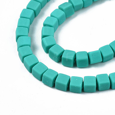 Handmade Polymer Clay Beads Strands X-CLAY-N008-061-03-1