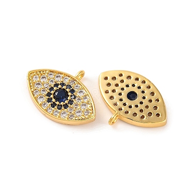 Brass Micro Pave Cubic Zirconia Pendants KK-U017-08F-G-1