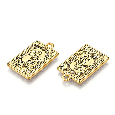 Rack Plating Alloy Pendants PALLOY-WH0103-04D-AG-1