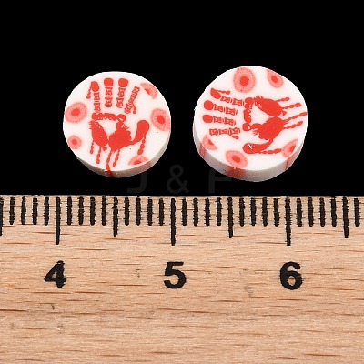 Halloween Handmade Polymer Clay Cabochons CLAY-A007-06B-1