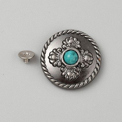 Alloy & Resin Beads Buttons BUTT-TAC0006-03B-1