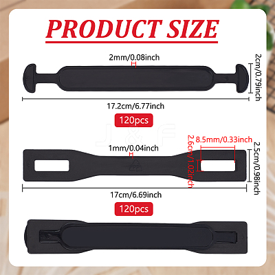 Plastic Gift Box Handle KY-WH0045-94C-1