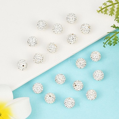 Czech Glass Rhinestones Beads RB-E482-8mm-001-1