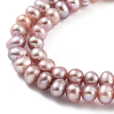 Natural Cultured Freshwater Pearl Beads Strands PEAR-C003-10E-1