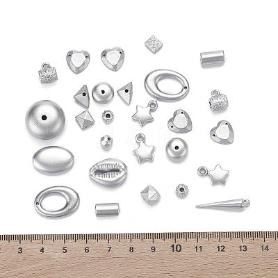 Plated Acrylic Beads MACR-YW0001-29P-1