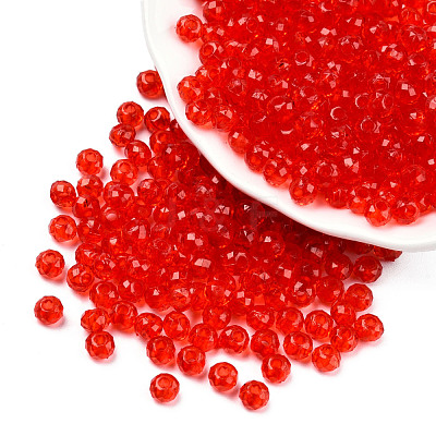 Transparent Acrylic Beads TACR-N017-01-05-1